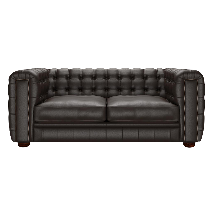 Kingsley 3 Sits Chesterfield Soffa Birch Brown