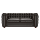 Kingsley 3 Sits Chesterfield Soffa Birch Brown