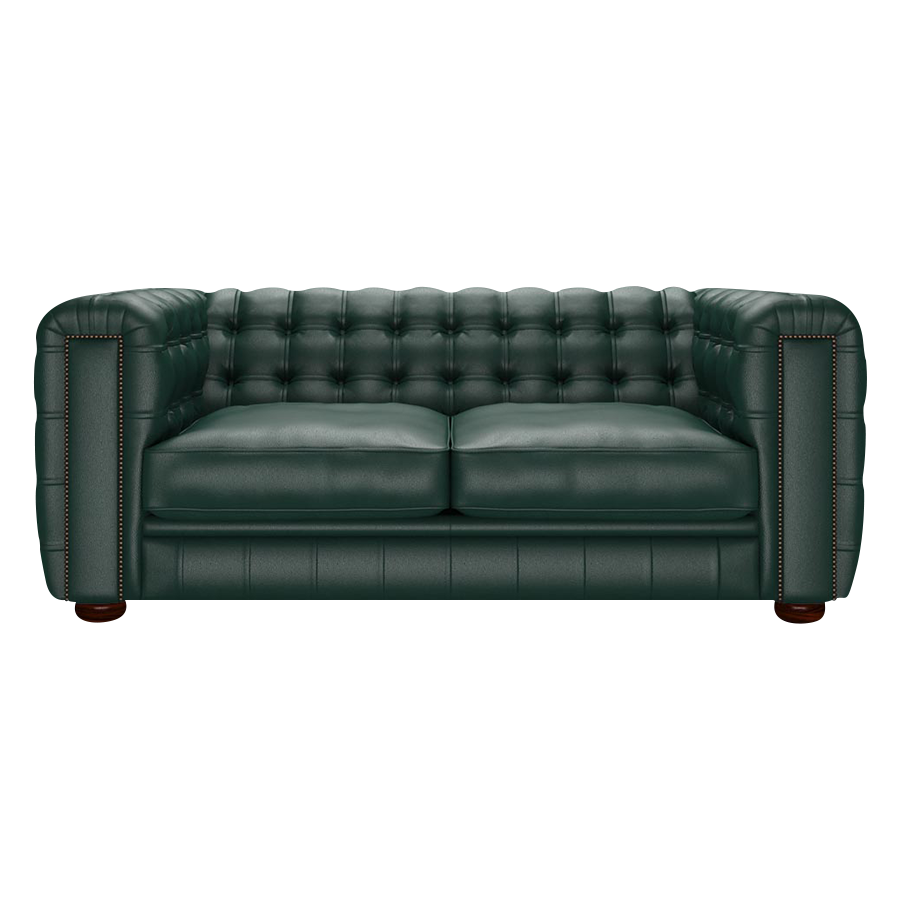 Kingsley 3 Sits Chesterfield Soffa Birch Forest Green