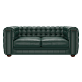 Kingsley 3 Sits Chesterfield Soffa Birch Forest Green