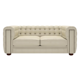 Kingsley 3 Sits Chesterfield Soffa Birch Ivory