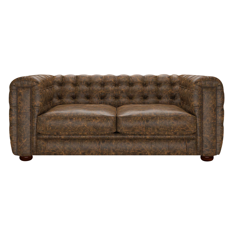 Kingsley 3 Sits Chesterfield Soffa Etna Brandy