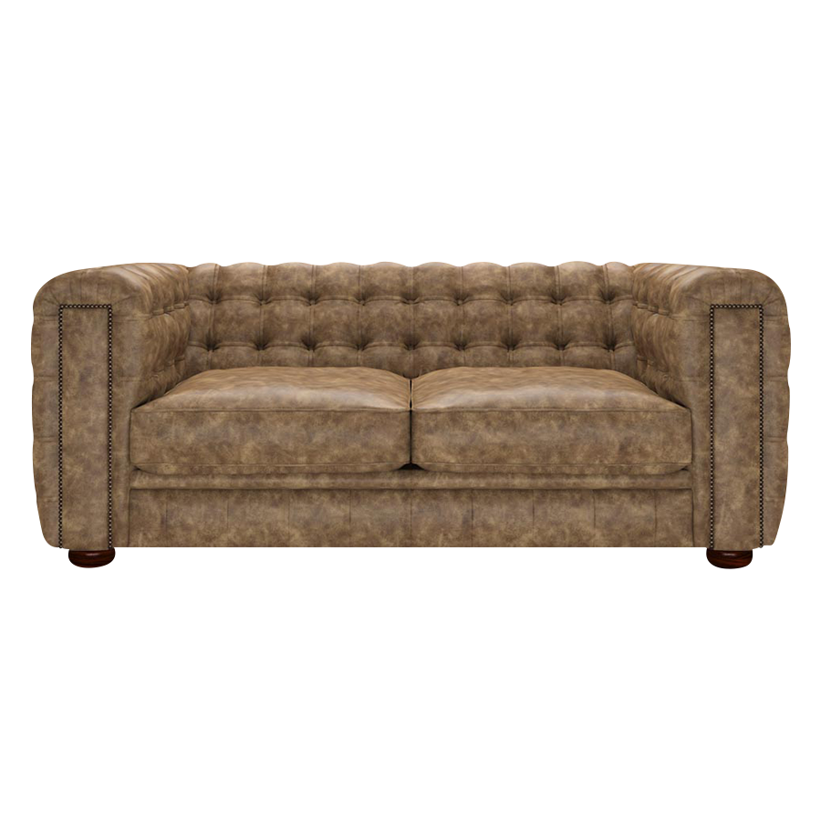 Kingsley 3 Sits Chesterfield Soffa Etna Camel