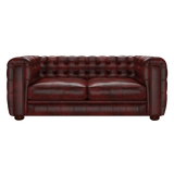Kingsley 3 Sits Chesterfield Soffa Etna Red