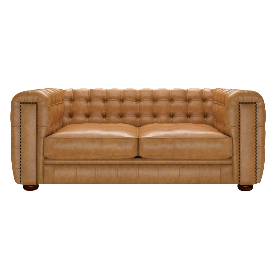 Kingsley 3 Sits Chesterfield Soffa Old English Buckskin