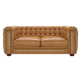 Kingsley 3 Sits Chesterfield Soffa Old English Buckskin