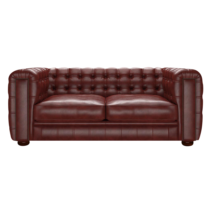 Kingsley 3 Sits Chesterfield Soffa Old English Chestnut