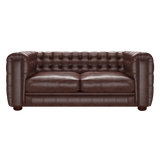 Kingsley 3 Sits Chesterfield Soffa Old English Dark Brown