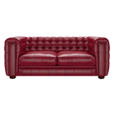 Kingsley 3 Sits Chesterfield Soffa Old English Gamay