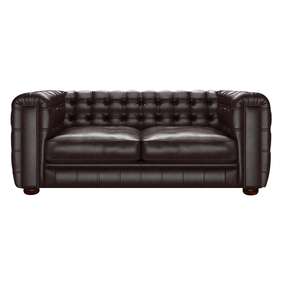 Kingsley 3 Sits Chesterfield Soffa Old English Smoke