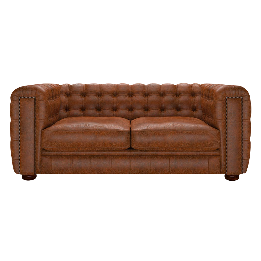 Kingsley 3 Sits Chesterfield Soffa Tudor Chestnut