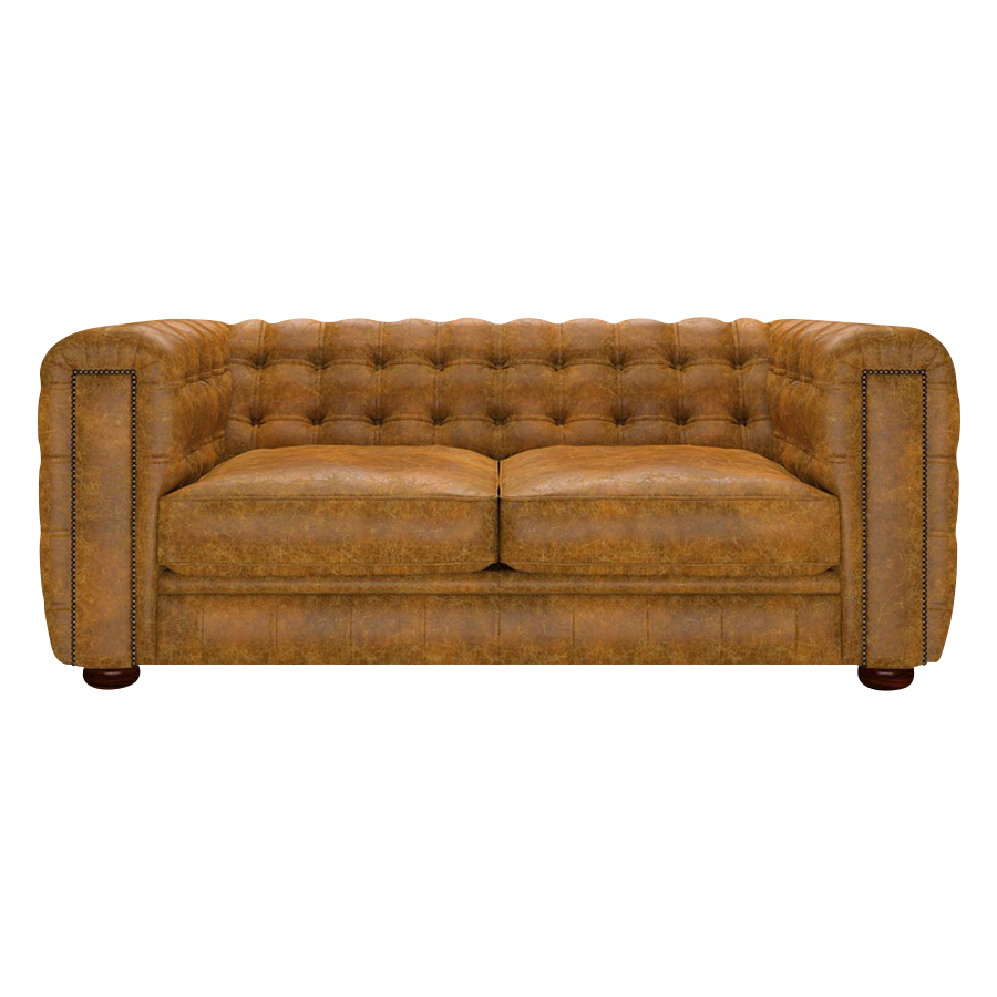 Kingsley 3 Sits Chesterfield Soffa Tudor Mustard