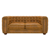Kingsley 3 Sits Chesterfield Soffa Tudor Mustard