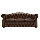 Lawrence 3 Sits Chesterfield Soffa Antique Autumn Tan