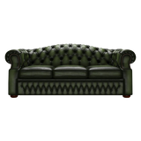 Lawrence 3 Sits Chesterfield Soffa Antique Green