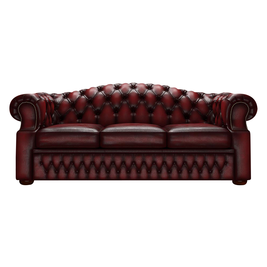 Lawrence 3 Sits Chesterfield Soffa Antique Red