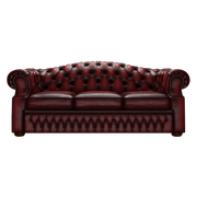 Lawrence 3 Sits Chesterfield Soffa Antique Red