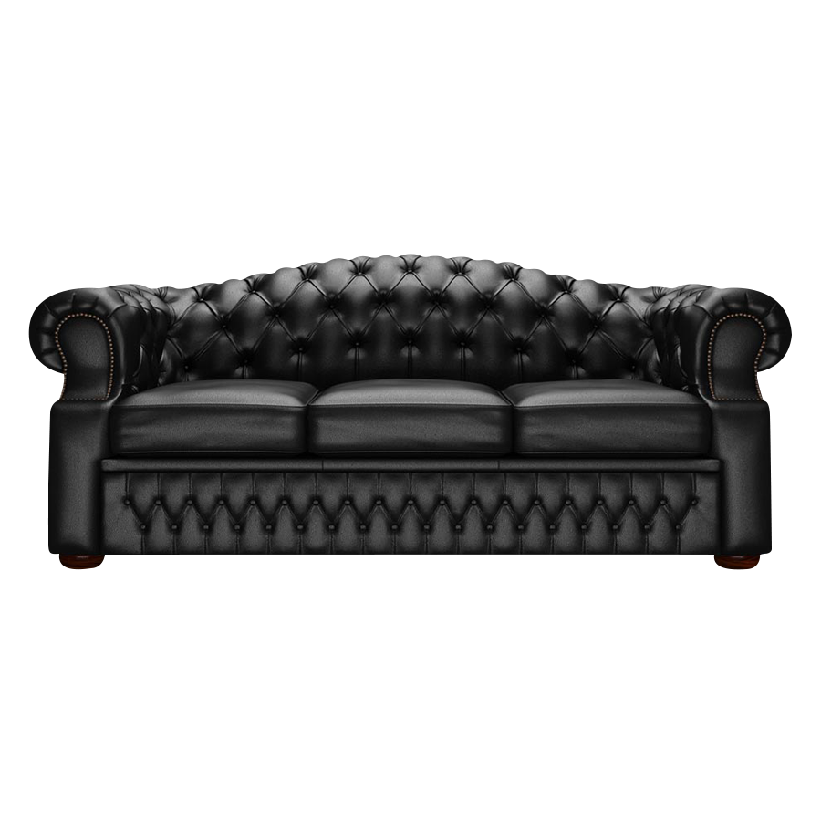 Lawrence 3 Sits Chesterfield Soffa Birch Black