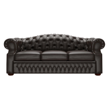 Lawrence 3 Sits Chesterfield Soffa Birch Brown
