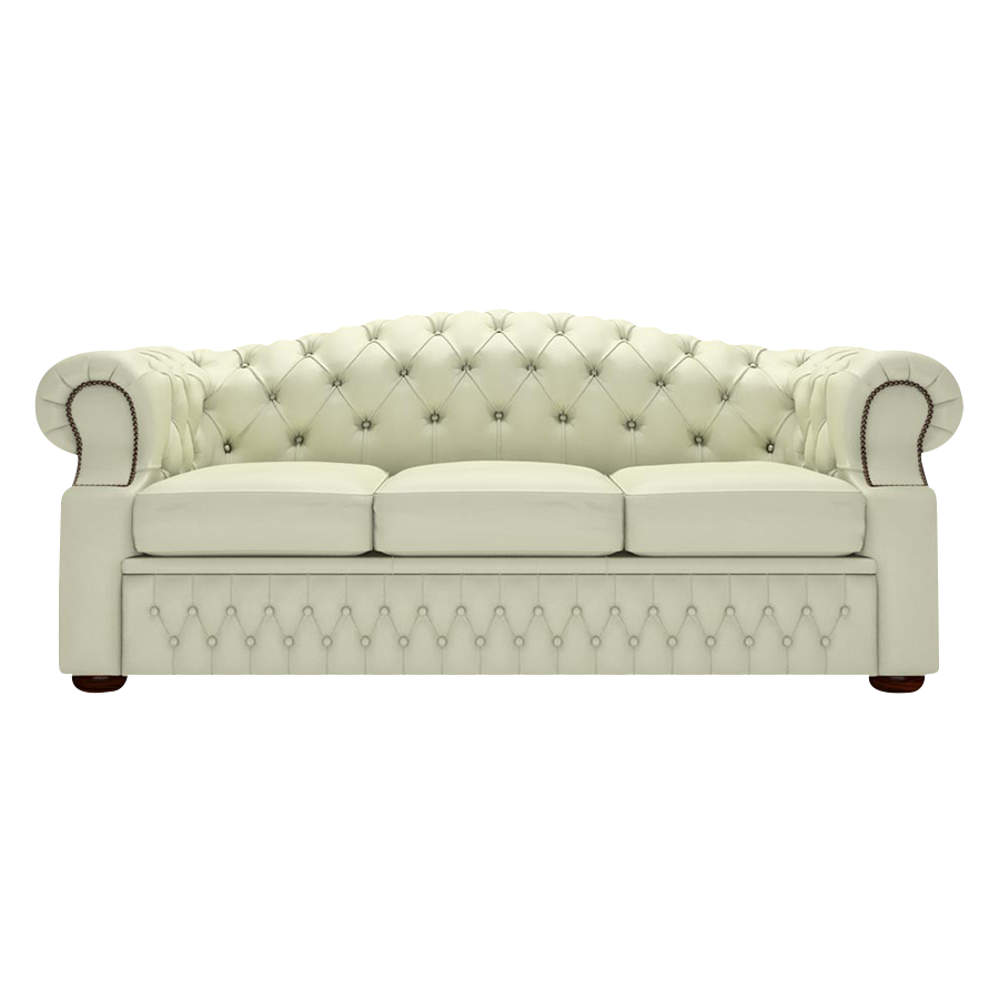 Lawrence 3 Sits Chesterfield Soffa Birch Cream