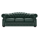 Lawrence 3 Sits Chesterfield Soffa Birch Forest Green