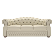 Lawrence 3 Sits Chesterfield Soffa Birch Ivory