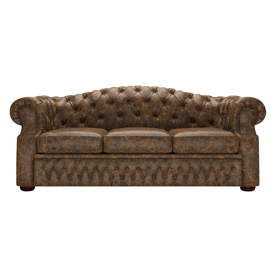 Lawrence 3 Sits Chesterfield Soffa Etna Brandy