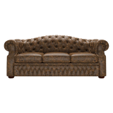 Lawrence 3 Sits Chesterfield Soffa Etna Brandy