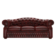 Lawrence 3 Sits Chesterfield Soffa Etna Red