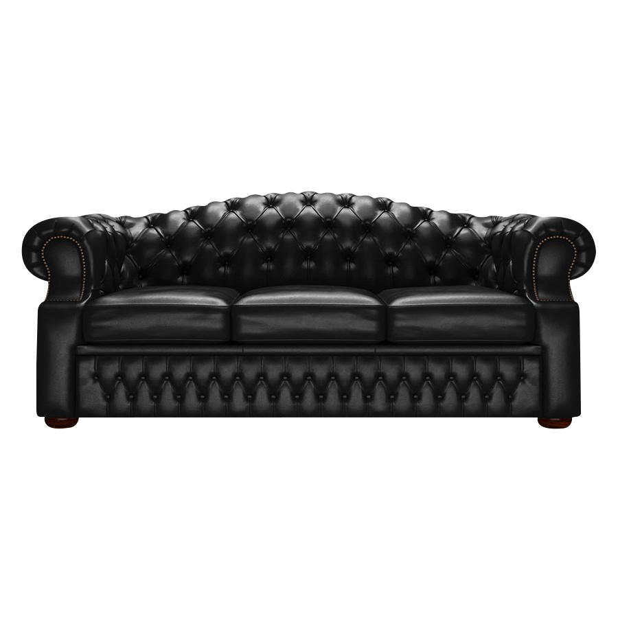 Lawrence 3 Sits Chesterfield Soffa Old English Black