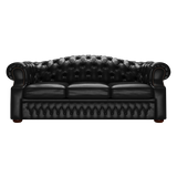 Lawrence 3 Sits Chesterfield Soffa Old English Black