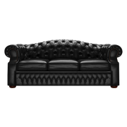 Lawrence 3 Sits Chesterfield Soffa Old English Black