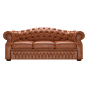 Lawrence 3 Sits Chesterfield Soffa Old English Bruciato