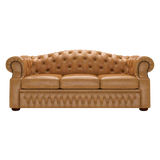 Lawrence 3 Sits Chesterfield Soffa Old English Buckskin