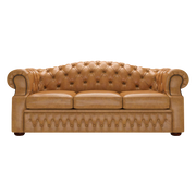 Lawrence 3 Sits Chesterfield Soffa Old English Buckskin
