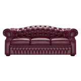 Lawrence 3 Sits Chesterfield Soffa Old English Burgundy