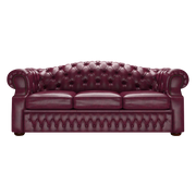 Lawrence 3 Sits Chesterfield Soffa Old English Burgundy