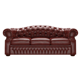 Lawrence 3 Sits Chesterfield Soffa Old English Chestnut