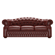 Lawrence 3 Sits Chesterfield Soffa Old English Chestnut