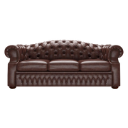 Lawrence 3 Sits Chesterfield Soffa Old English Dark Brown