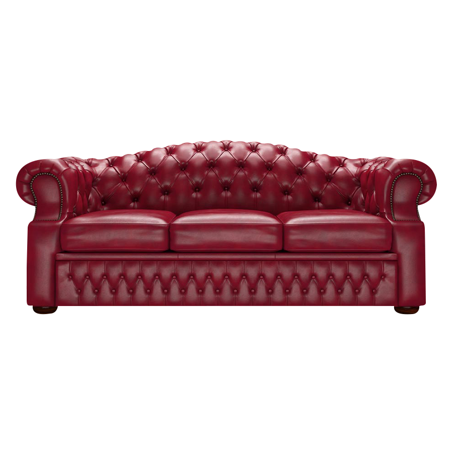 Lawrence 3 Sits Chesterfield Soffa Old English Gamay
