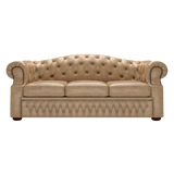 Lawrence 3 Sits Chesterfield Soffa Old English Parchment