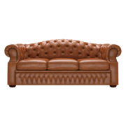 Lawrence 3 Sits Chesterfield Soffa Old English Saddle