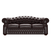 Lawrence 3 Sits Chesterfield Soffa Old English Smoke