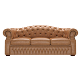 Lawrence 3 Sits Chesterfield Soffa Old English Tan