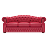 Lawrence 3 Sits Chesterfield Soffa Shelly Flame Red