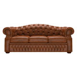 Lawrence 3 Sits Chesterfield Soffa Tudor Chestnut