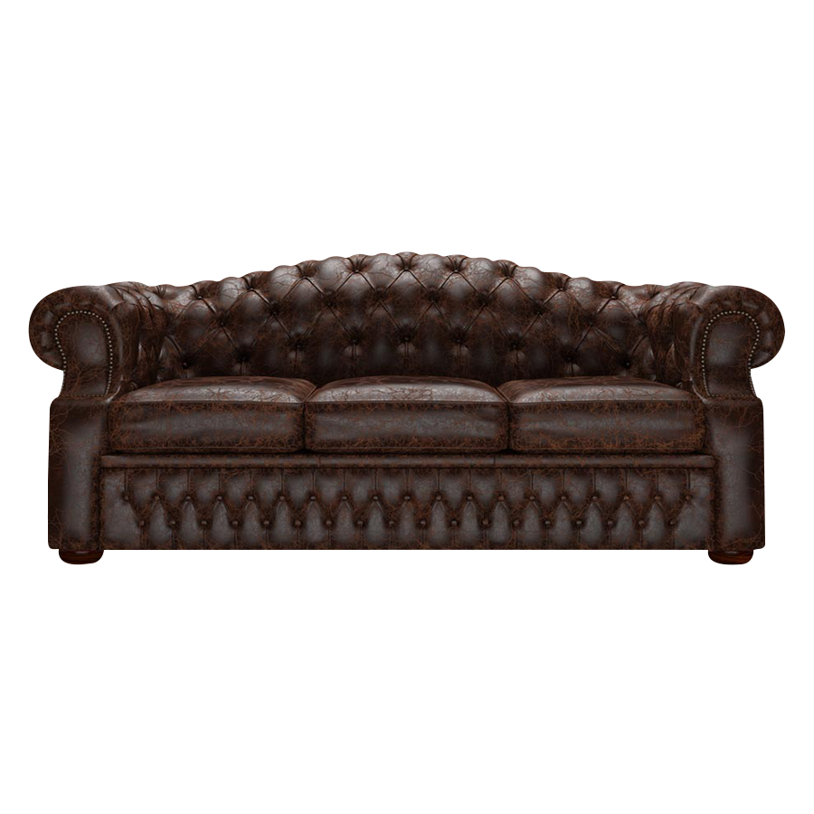 Lawrence 3 Sits Chesterfield Soffa Tudor Mahogany