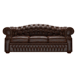 Lawrence 3 Sits Chesterfield Soffa Tudor Mahogany