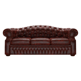 Lawrence 3 Sits Chesterfield Soffa Tudor Oxblood
